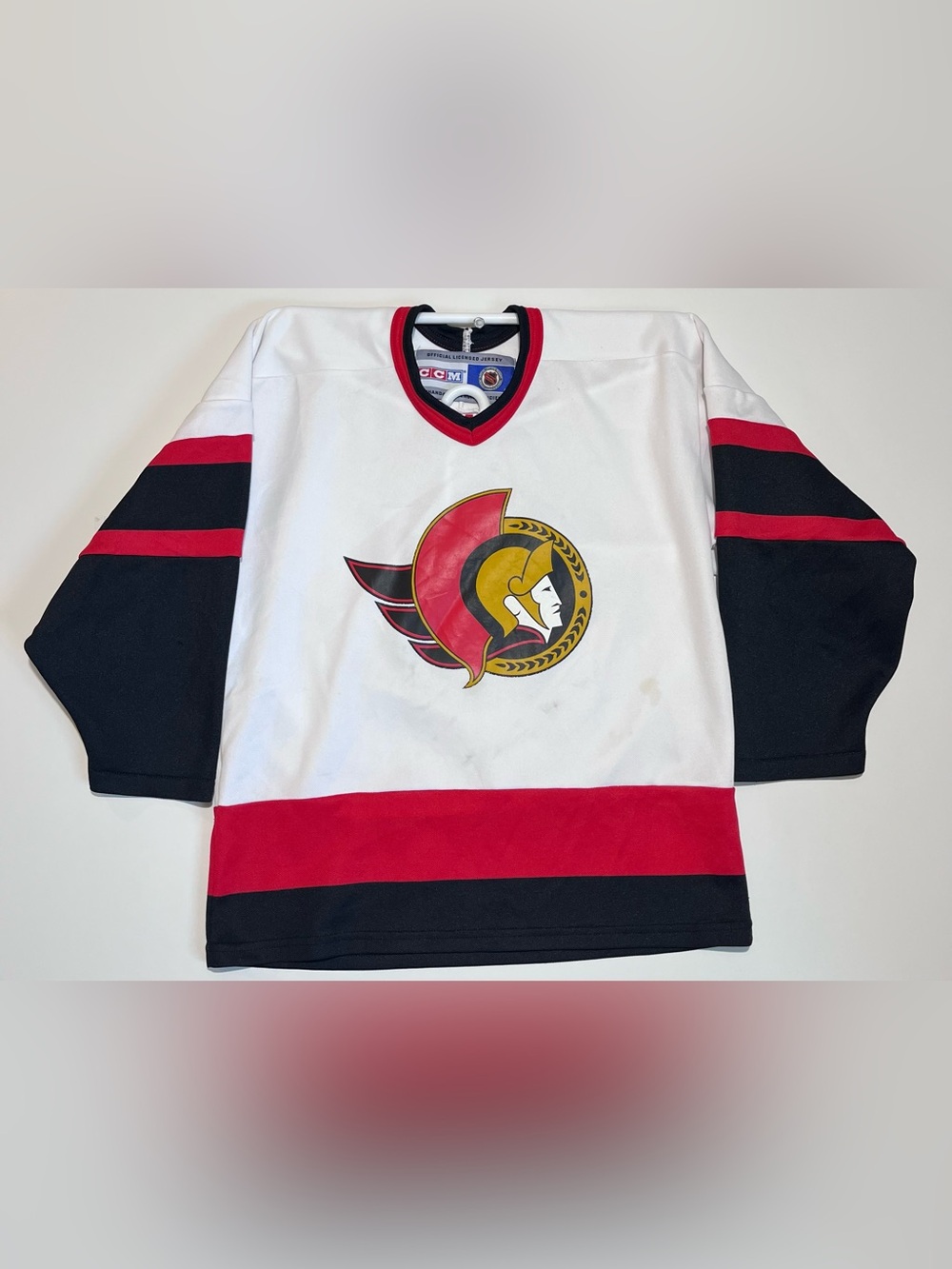 CCM Ottawa Senators Hockey Jersey Sz Youth Lxl
